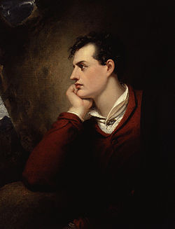 Poet George Gordon Lord Byron